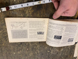 1963 Chevrolet Corvair Owner's Guide booklet Manual Vtg Maintenence operation