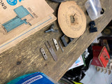 Vtg 60's Mattel Real Power Shop Woodworking Jr Tools Toy Educational Metal Works