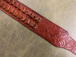 Vtg Made In Offenbach Am Main Germany Genuine Cowhide Shooting Ammo Holster Belt