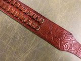 Vtg Made In Offenbach Am Main Germany Genuine Cowhide Shooting Ammo Holster Belt