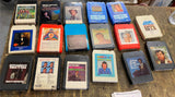 Lot Vtg 8-track tapes Nat king cole Ray Price Oak ridge boys Count basie J Jones