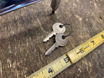 NOS Door Latch Lever Lock Keys Vtg 1930's 40's Hot Rod Chevy ford Chrysler buick