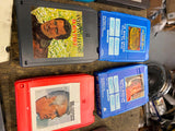 Lot Vtg 8-track tapes Nat king cole Ray Price Oak ridge boys Count basie J Jones