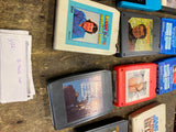 Lot Vtg 8-track tapes Nat king cole Ray Price Oak ridge boys Count basie J Jones