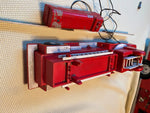 Vtg andy gard toy fire truck battery Remote RC 50's Toy Hard plastic 15" Ladder