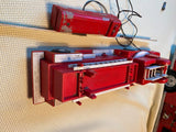 Vtg andy gard toy fire truck battery Remote RC 50's Toy Hard plastic 15" Ladder