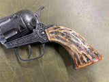 Vtg 1950s Pony Boy Cap Shooting Toy W/ Original Pony Leather Holster Belt
