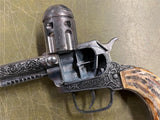 Vtg 1950s Pony Boy Cap Shooting Toy W/ Original Pony Leather Holster Belt