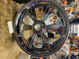 REVTECH DOMINATOR CHROME 18x3 CHROME CUSTOM WHEEL HARLEY TOURING SOFTAIL DYNA FX