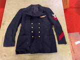 Vintage Original WWII US Navy Petty Officer Uniform Jacket Clothcraft Sz 42 Reg