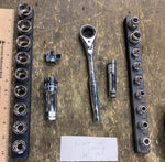 Kobalt Xtreme Access 22-Piece Set Drive Set Ratchet SEt 3/8 1/4 Metric go Throug