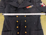 Vintage Original WWII US Navy Petty Officer Uniform Jacket Clothcraft Sz 42 Reg