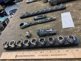 Kobalt Xtreme Access 22-Piece Set Drive Set Ratchet SEt 3/8 1/4 Metric go Throug