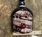 We the people Black Horn Cover Harley Chopper USA Softail Dyna Sportster Custom