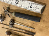 Vtg pin vise files T handle Tools Watchmaker jeweler Machinist Clock Repair
