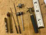 Vtg pin vise files T handle Tools Watchmaker jeweler Machinist Clock Repair