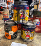 Vtg Auto Body Paint Cans Tins Bodyman Shop Decor Shermin Williams Martin Senour