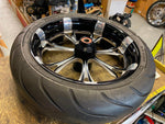 Performance Machine Paramount Wheel 18x5.5 Black Harley Front Touring FLH Tire!