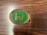 Vintage 1970s Made In USA CD Hit Howard Transportation Safe Driver Belt Buckle