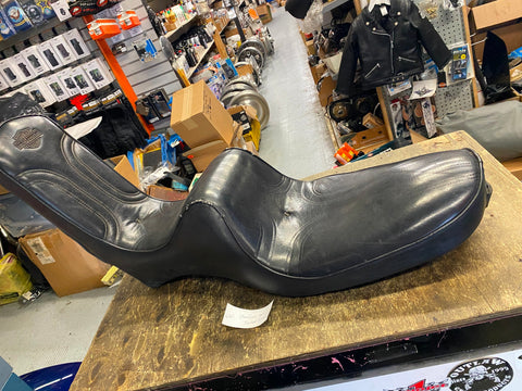 OEM Camel Back King Queen Harley Factory Chopper Seat Ironhead Sportster 1982-03