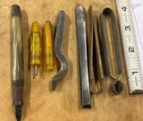 Vtg Staking Punch Pliers clamps Tools Watchmaker jeweler Machinist Clock Repair