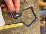 Vtg Chrysler Imperial New Yorker Clear Hood Ornament Classic Car OEM Dart Lebaro