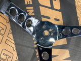 Grant 834 Steering Wheel Classic 11-1/2 3-3/4 Dish 3-Spoke HOt Rat Rod Vtg Auto