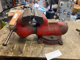 6" Jaws York Swivel Machinist Vise Bench Vice Bullet Wilton Type USA Vtg Heavy D