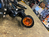 OEM Harley CVO Passing Lamp Spotlight Turn signal mount Left Touring FLH Bagger