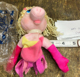 Muppets Mrs Piggy Finger Puppet Figure orig package Avon Toy Vtg TV Show Series!
