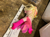 Muppets Mrs Piggy Finger Puppet Figure orig package Avon Toy Vtg TV Show Series!
