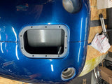 NOS Gas tank 2000 FLSTF FATBOY DIAMOND ICE SINISTER BLUE PEARL HARLEY OEM NEW!