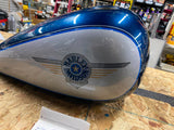 NOS Gas tank 2000 FLSTF FATBOY DIAMOND ICE SINISTER BLUE PEARL HARLEY OEM NEW!
