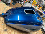 NOS Gas tank 2000 FLSTF FATBOY DIAMOND ICE SINISTER BLUE PEARL HARLEY OEM NEW!