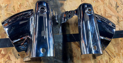 OEM Chrome Headlight Nacelle Covers Harley Road King FLHR 67674-03 37682-03