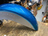 NOS Front Fender Teal Blue Silver 1994 Heritage Softail FLSTC OEM Harley New!
