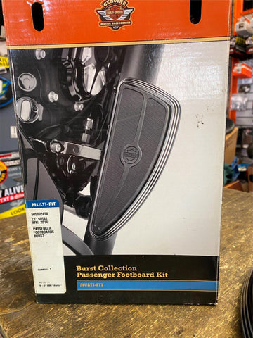 Harley Burst Passenger Footboards Heritage Softail Touring Street Road Glide FLH