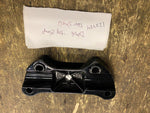 OEM Harley Black Riser Top Clamp Bar Shield Softail Dyna Sportster FXR Chopper