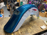 Rear Fender Teal Blue Silver 2004 Heritage Softail FLSTC OEM Harley Nice!