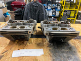 OEM Cylinder Heads Harley Touring Dyna 96" Twin CAm Running bike Natural Silver