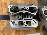 OEM Cylinder Heads Harley Touring Dyna 96" Twin CAm Running bike Natural Silver