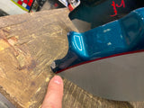 Rear Fender Teal Blue Silver 2004 Heritage Softail FLSTC OEM Harley Nice!