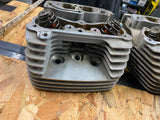 OEM Cylinder Heads Harley Touring Dyna 96" Twin CAm Running bike Natural Silver