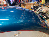 Rear Fender Teal Blue Silver 2004 Heritage Softail FLSTC OEM Harley Nice!