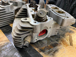 OEM Cylinder Heads Harley Touring Dyna 96" Twin CAm Running bike Natural Silver