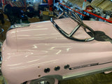 Vtg Murray Comet Super Sport Pedal Car Metal Pink Man Cave Garage Decor Toy 35"