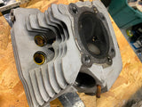 OEM Cylinder Heads Harley Touring Dyna 96" Twin CAm Running bike Natural Silver