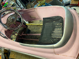 Vtg Murray Comet Super Sport Pedal Car Metal Pink Man Cave Garage Decor Toy 35"