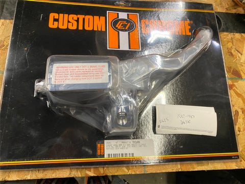 Chrome Front Brake Master Cylinder 3/4 1982^ Harley Dual disc Touring FXR Sports