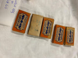 Vtg Gillette Tech Ball End safety Shaving razor 3pc 30's Brass handle USA Barber